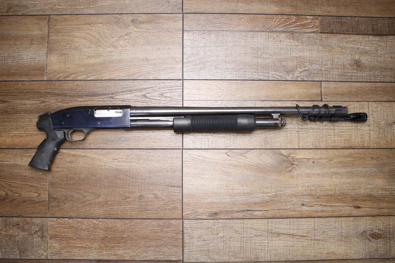 Mossberg 500AB 12 GA Police Trade-In Pistol Grip Shotgun