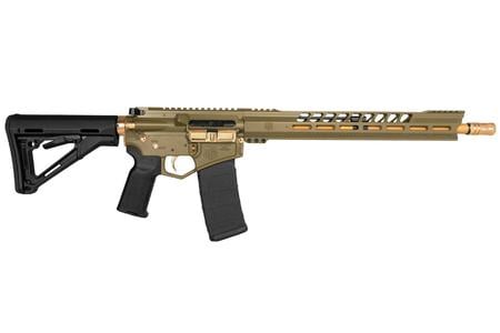 DB15 5.56 NATO 16 IN GOLD THREADED BARREL GREEN CERAKOTE 15 IN M-LOK HANDGUARD