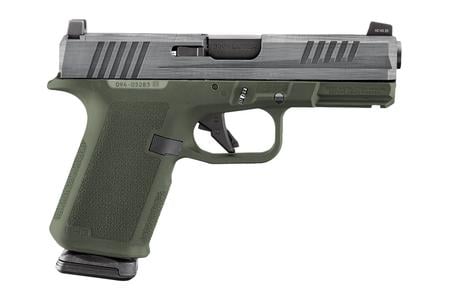 RXM 9MM 4` CRUSHED SILVER BATTLE WORN/GREEN OR 2-15 RD MAGS