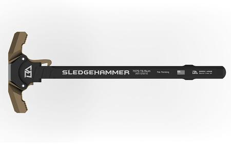 AR-15 SLEDGEHAMMER AMBI CHARGING HANDLE FDE