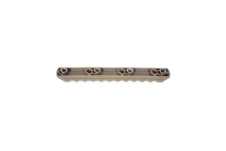 KEYMOD PICATINNY NYLON RAIL SECTION 5.5 INCH FDE