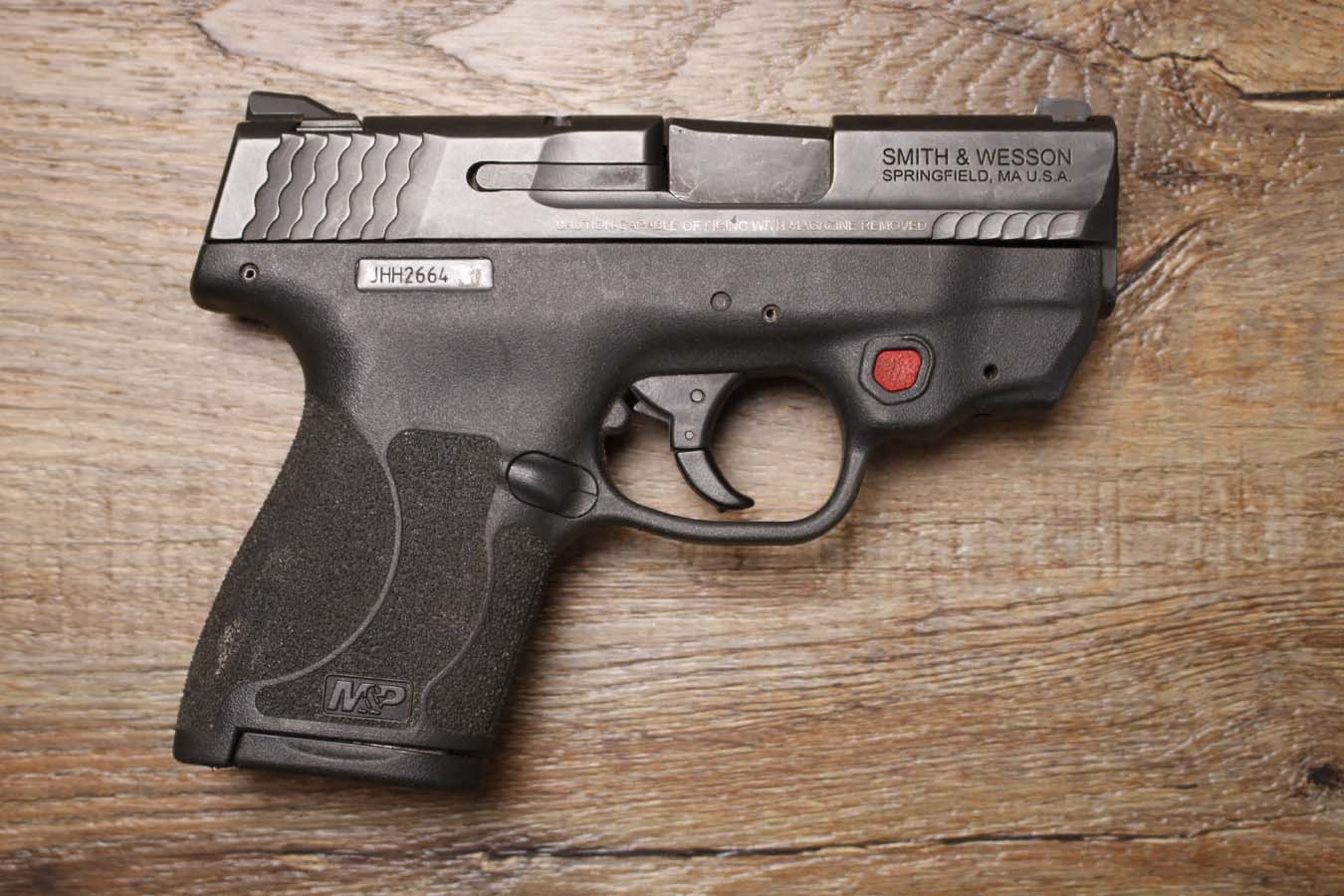 Smith & Wesson M&P9 Shield M2.0 9mm Police Trade-In Pistol with Crimson Trace Laser