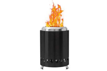 SUNSHINE MOUNTAINEERING 5.5` PORTABLE TABLETOP FIRE PIT - BLACK