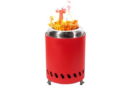 SUNSHINE MOUNTAINEERING 5.5` PORTABLE TABLETOP FIRE PIT - RED