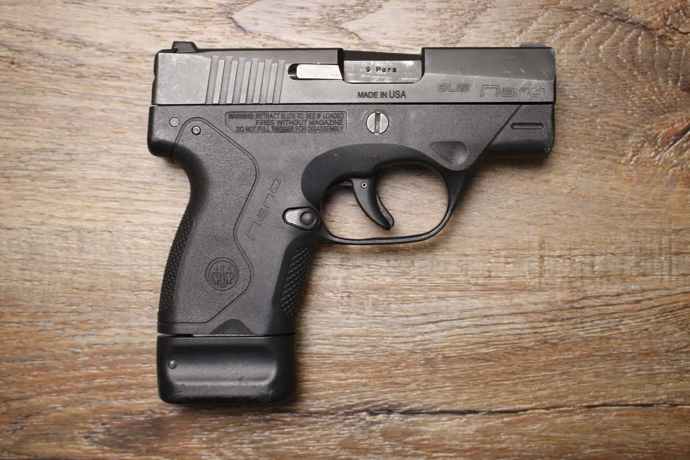 Beretta BU9 NANO 9mm Police Trade-In Pistol