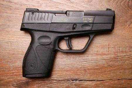TAURUS PT740 SLIM 40 CAL USED