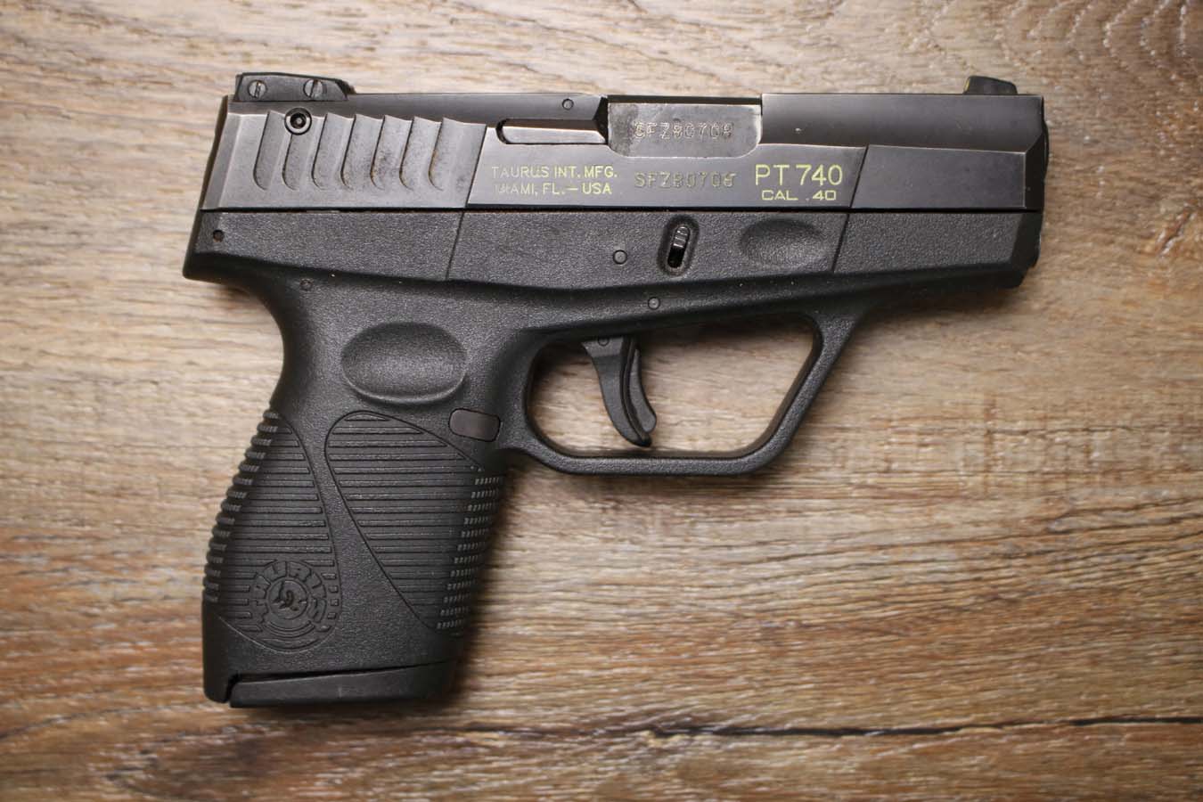 Taurus PT740 Slim 40 S&W Police Trade-In Pistol