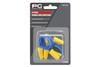 PURSUIT GEAR 3 PAIR PU FOAM EARPLUGS WITH WIRE YELLOW