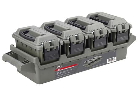 4-BOX MINI AMMO CRATE OD GREEN