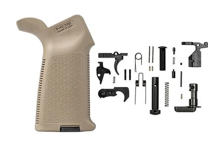 EPC LOWER PARTS KIT W/MOE GRIP FOR AR-15 FDE
