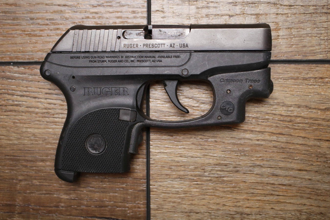 Ruger LCP 380 ACP Used Police Trade-in Pistol (Magazine Not Included)