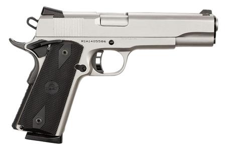 M1911-A1 TACT 45ACP NICKEL 5 EXTENDED BEAVERTAIL