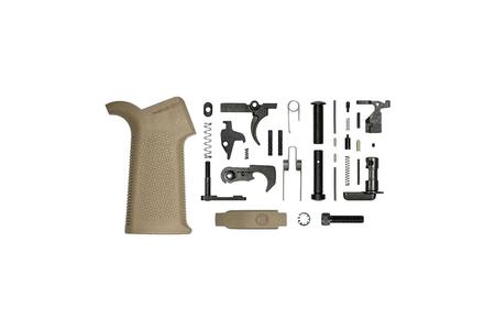 LOWER PARTS KIT W/MOE SL GRIP FOR AR-15 FDE
