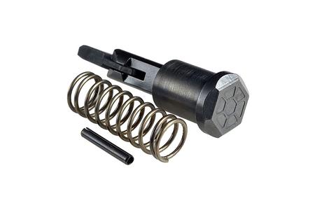 AR FORWARD ASSIST WITH HEX DESIGN BLACK