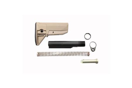 BCMGUNFIGHTER STOCK ASSY COLLAPSIBLE MIL-SPEC FDE