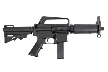 RETRO DOE 9 MM 7.5 IN BARREL A2 CARRY HANDLE HAR15 BRACE M231 HEATSHIELD