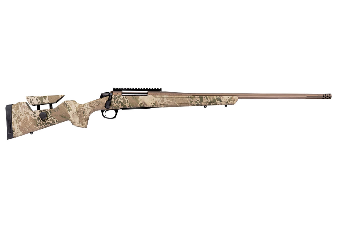 CVA Cascade LRH 7mm Rem Mag Bolt-Action Rifle with Realtree Hillside Camo Stock and Bronze Finish