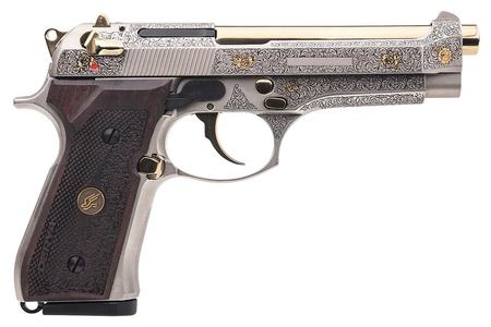 MELIK FIGHT LIMITED RUN 9 MM 4.9 IN GOLD PVC STEEL BARREL ENGRAVED NICKEL SLIDE