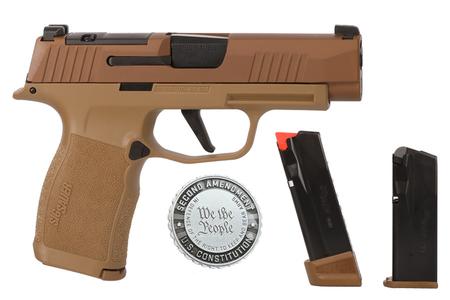 P365XL 2A 9MM 3.7 IN BARREL OPTIC READY COYOTE FRAME 3 MAGS 2A COIN