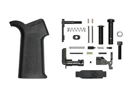 LOWER PARTS KIT W/MOE SL GRIP, NO FCG FOR AR-15 BLACK