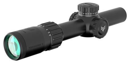 TOMAHAWK II LPVO 1-6X24MM SFP ILLUMINATED RED BDC BLACK