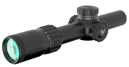 TOMAHAWK II LPVO 1-6X24MM SFP ILLUMINATED GREEN BDC BLACK