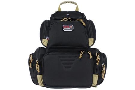 GPS GPS1711BPBT  HANDGUNNER BACKPACK 4GN   BLK/TAN