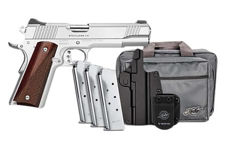KIMBER 3700852 1911 STNLSS LW RSWD CLUB BUNDLE 45