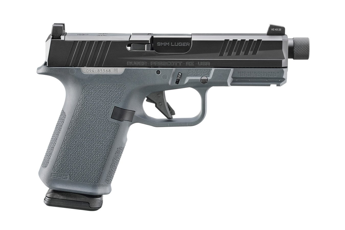 RUGER RXM 9MM 4` TB 15RD MAG GRAY MAGPUL FRAME