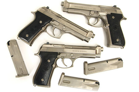 96D 40 S&W DAO STAINLESS POLICE TRADES