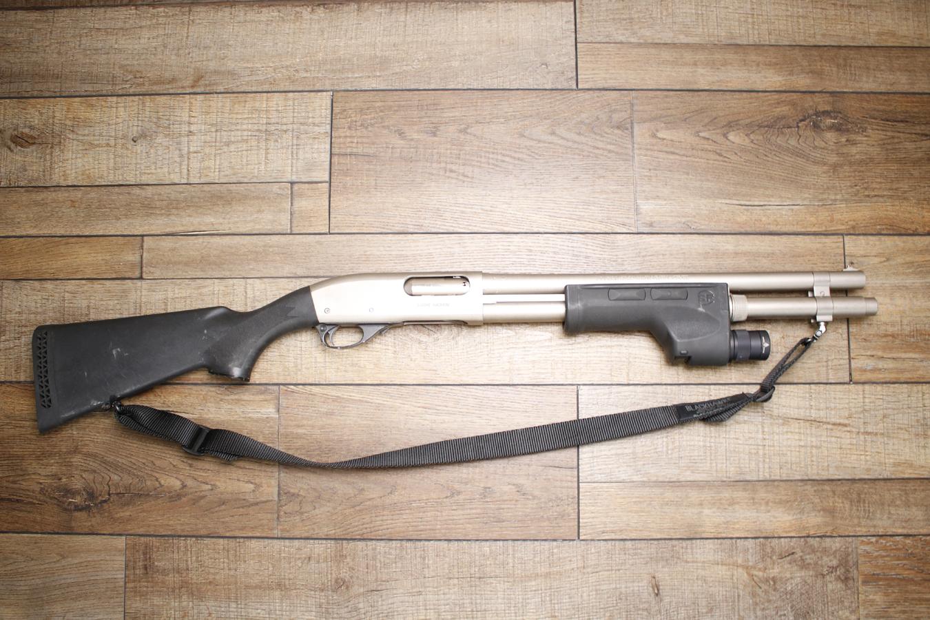Remington 870 Marine Magnum 12GA Police Trade-In Shotgun with Surefire Forend