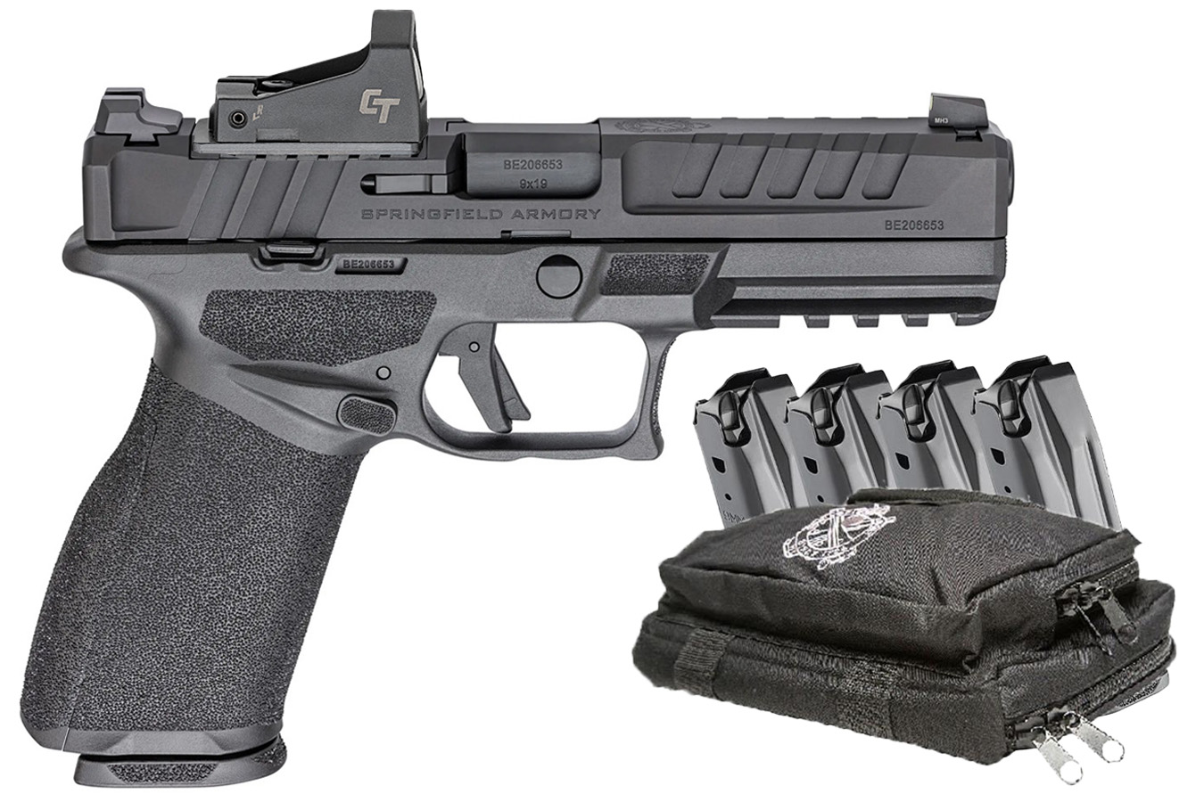 Springfield Echelon 9mm Optic-Ready Gear Up Package with 5 Magazines, Range Bag and Crimson Trace Red Dot