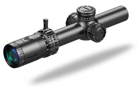 ARROWHEAD LPVO 1-10X24MM SFP ILL GUERRILLA DOT MOA-GREEN BLK