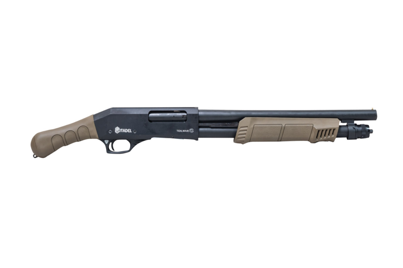 Citadel Boss Tidalwave 12 Gauge Pump-Action with 14.74 inch Barrel and FDE Finish