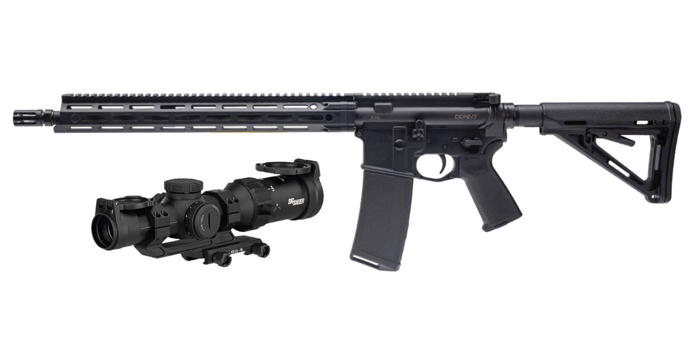 Daniel Defense DDM4 V7 5.56mm Semi-Automatic Rifle with SIG Tango 1-4x24mm Riflescope