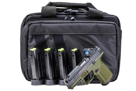 ROST MARTIN RM1C 9MM ODG FRAME 4 IN BBL VIRIDIAN RFX11 GREEN DOT 5 MAGS SAVIOR BAG