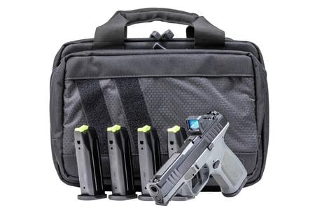 RM1C 9MM GRAY 4 IN BBL VIRIDIAN RFX11 GREEN DOT 5 MAGS SAVIOR BAG