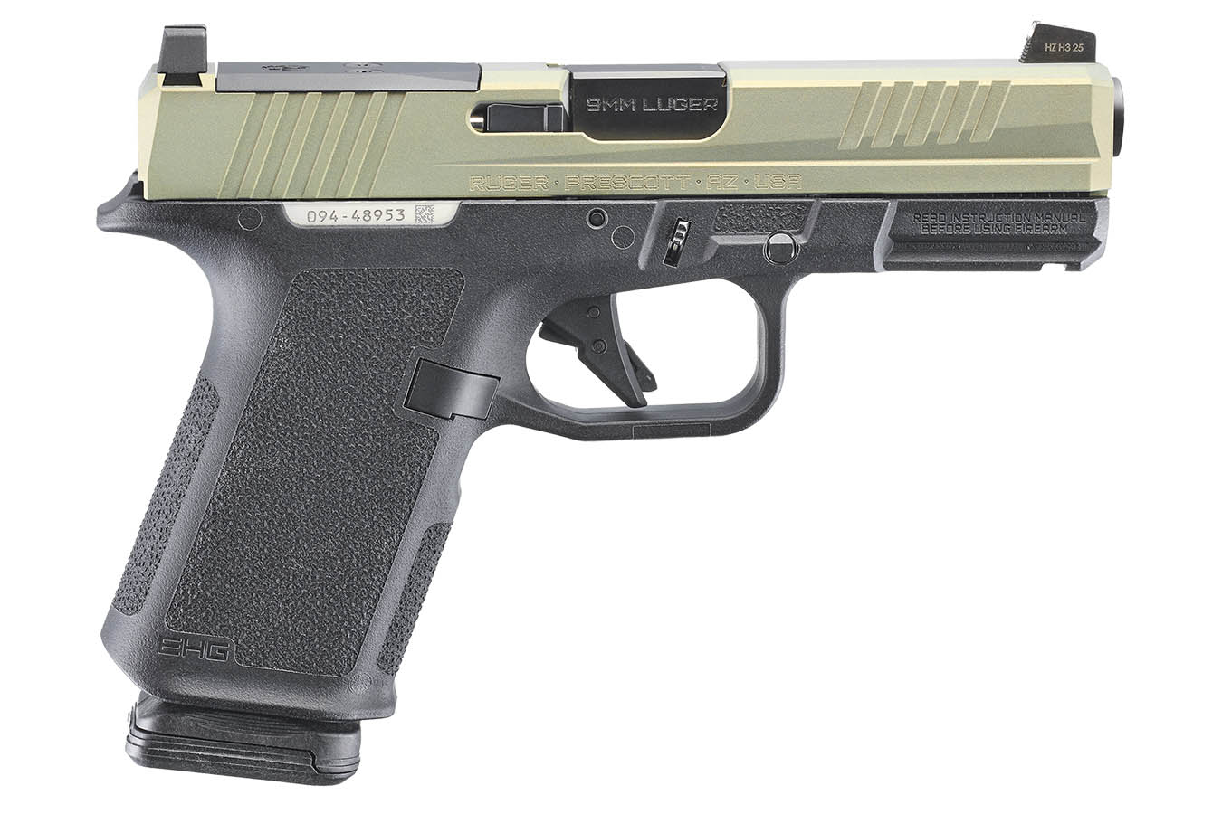 No. 23 Best Selling: RUGER RXM 9MM 4 IN BARREL OPTIC READY SUNDOWN FINISH SLIDE BLACK FRAME