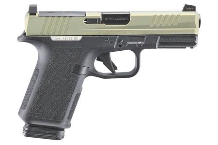 RUGER RXM 9MM 4 IN BARREL OPTIC READY SUNDOWN FINISH SLIDE BLACK FRAME