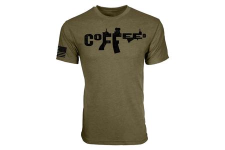 BLACK RIFLE AR SS TEE MILITARY GREEN