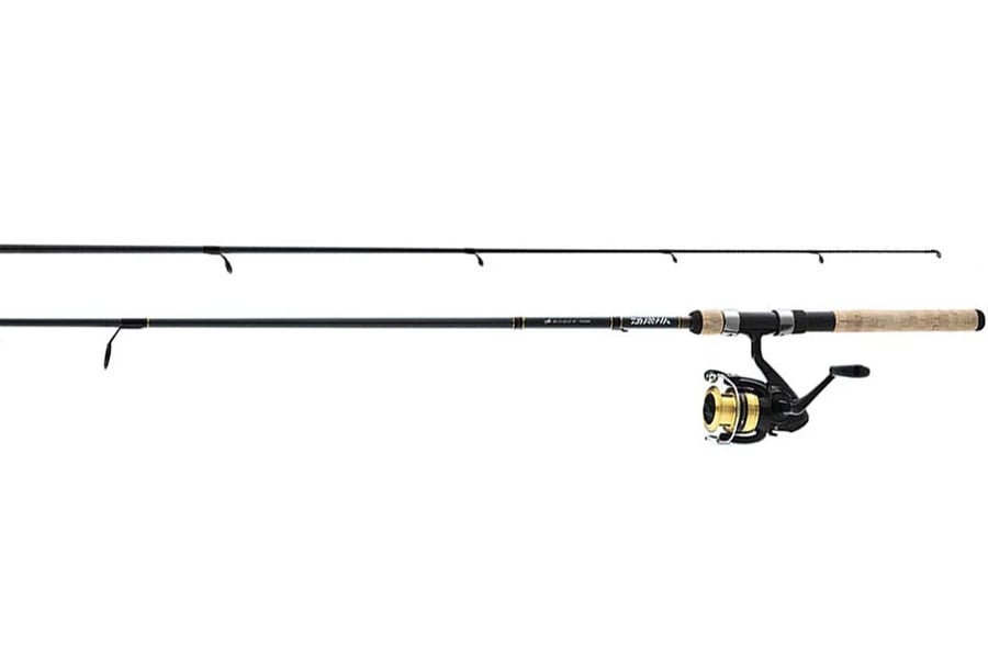 DAIWA D-SHOCK FRESH WATER 6FT6IN MEDIUM W/ 10LB SPOOLED LINE SPINNING COMBO 