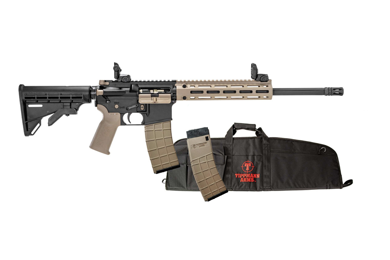 No. 10 Best Selling: TIPPMANN M4-22 PRO 22 LR 16 IN BARREL BLACK WITH FDE GRIP AND HANDGUARD