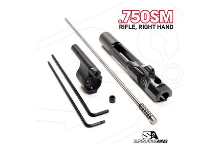 AR-15 ADJ PISTON SYSTEM W/SOLID .750 GAS BLOCK RIFLE RH