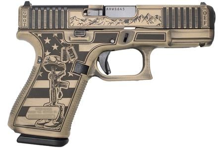 GLOCK G19 GEN5 MOS MOUNTAIN RANGE SLIDE 4.02` BARREL