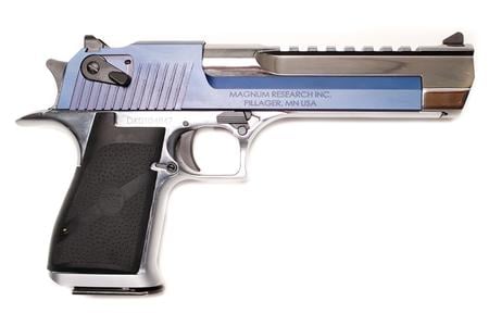 DESERT EAGLE 50 AE  6 IN BARREL CARBON BLUE FRAME AND SLIDE WITH BLACK APPT