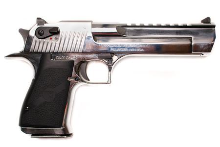 MAGNUM RESEARCH DESERT EAGLE 50 AE  6 IN BARREL POLISHED CHROME FINISH