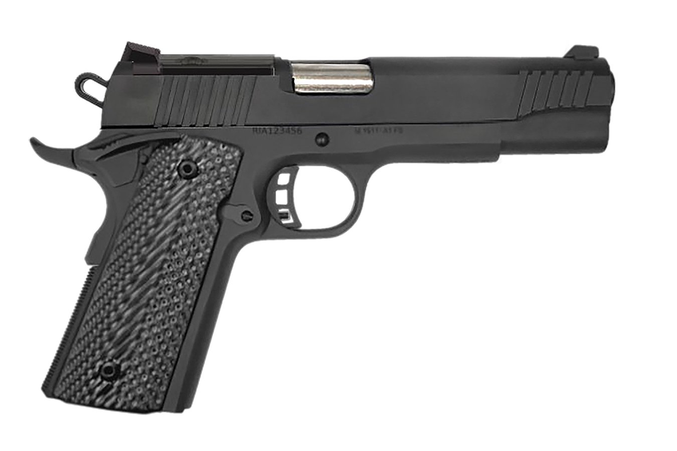 No. 24 Best Selling: ROCK ISLAND ARMORY GI STD 10 MM 5 IN BARREL OPTIC READY SERRATED STEEL SLIDE 8 RD MAG