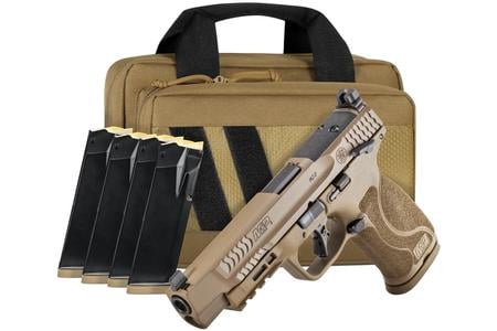 MP9 2.0 9MM 5 IN BARREL FDE THUMB SAFETY OPTIC READY SAVIOR FDE BAG 5 MAGS