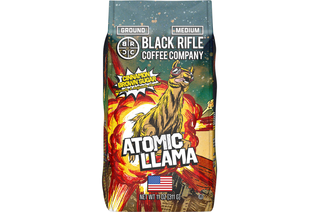 Black Rifle Coffee Co Atomic Llama Cinnamon Brown Sugar Ground Coffee