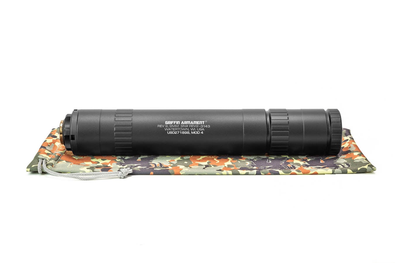 Griffin Armament Revolution 9 Mod 4 9mm Suppressor